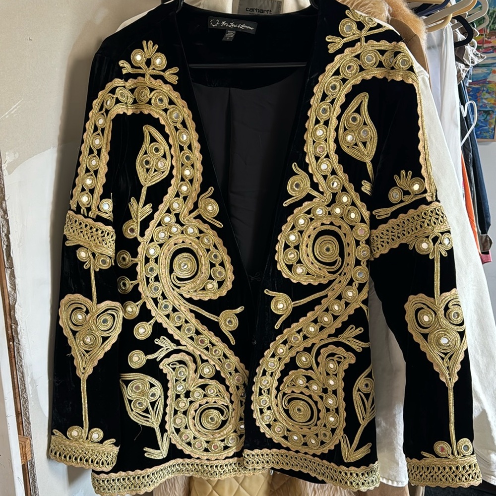 For love and lemons embroidered sweater